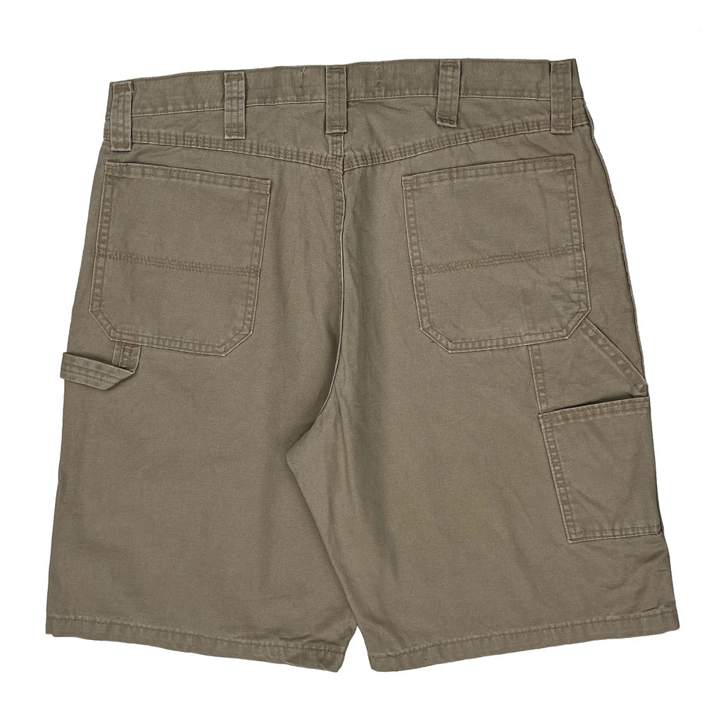 Wrangler Carpenter Shorts - 35W 9L Beige Cotton