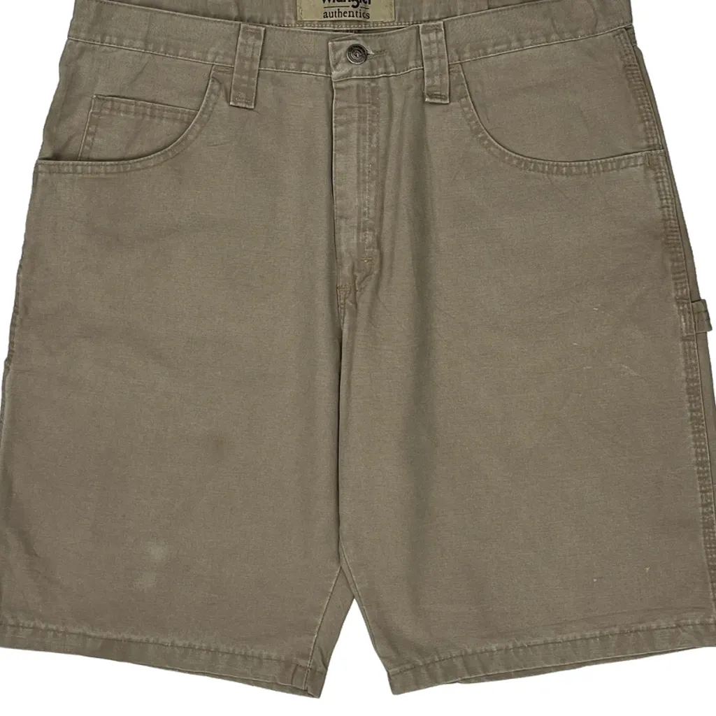 Wrangler Carpenter Shorts - 35W 9L Beige Cotton - Image 10