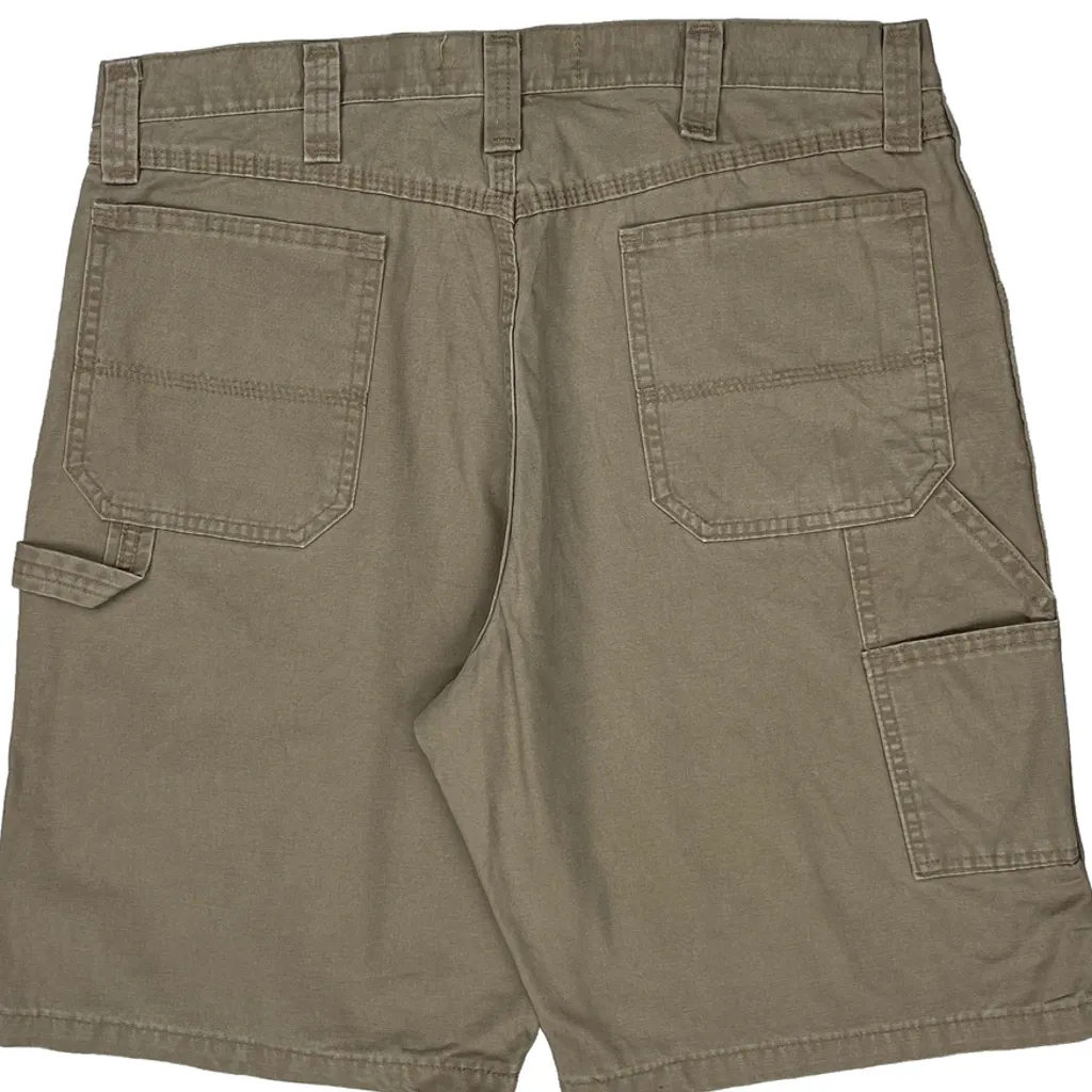 Wrangler Carpenter Shorts - 35W 9L Beige Cotton - Image 8