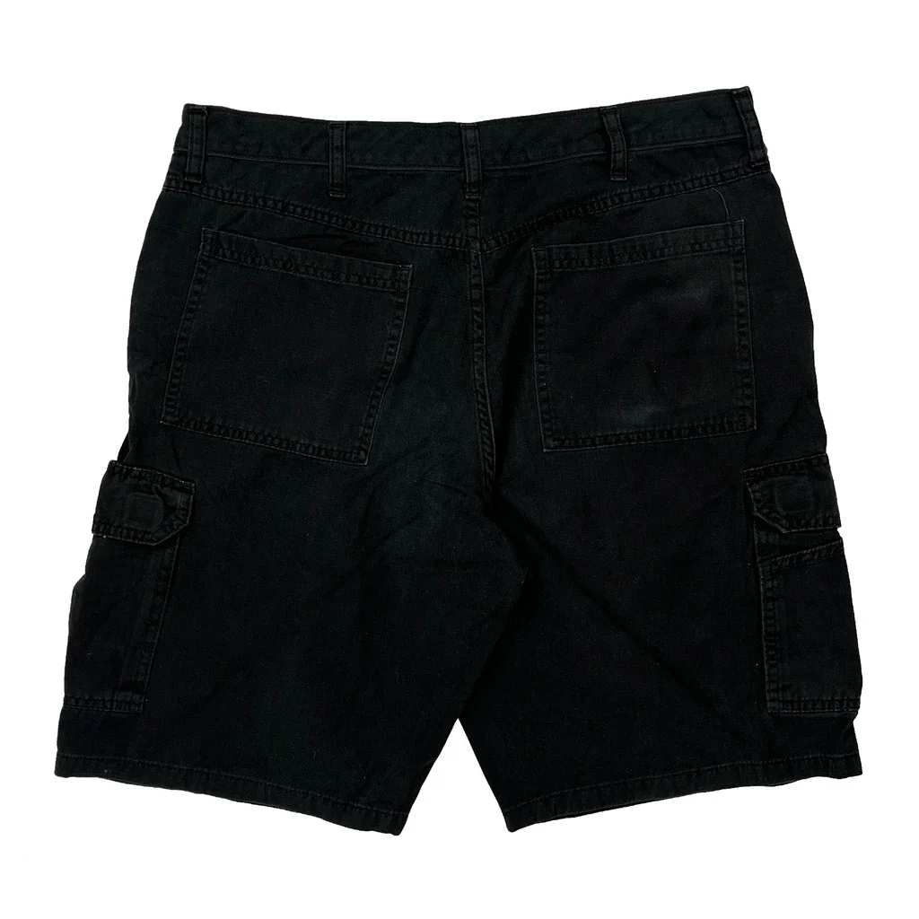 Wrangler Carpenter Shorts - 33W 10L Black Cotton