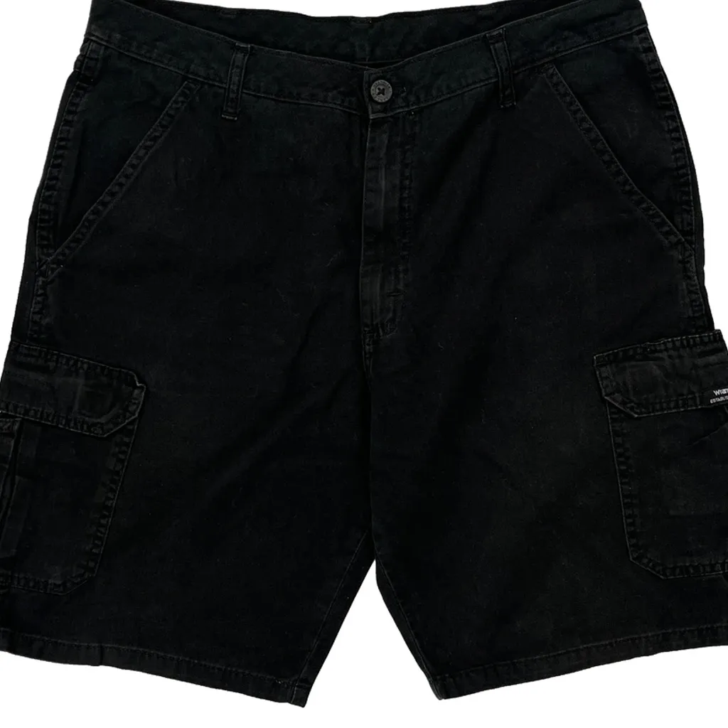 Wrangler Carpenter Shorts - 33W 10L Black Cotton - Image 8