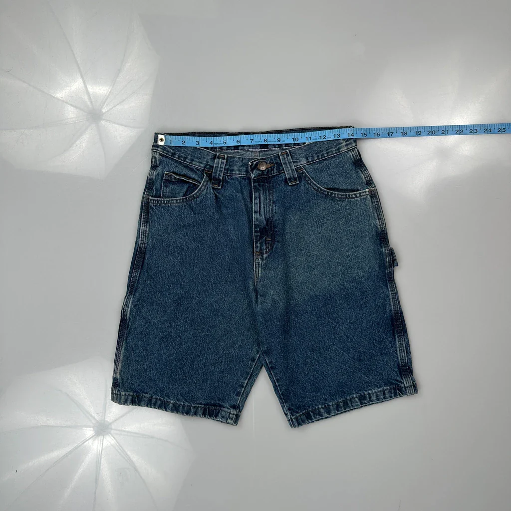 Wrangler Carpenter Shorts - 30W 9L Blue Cotton - Image 3