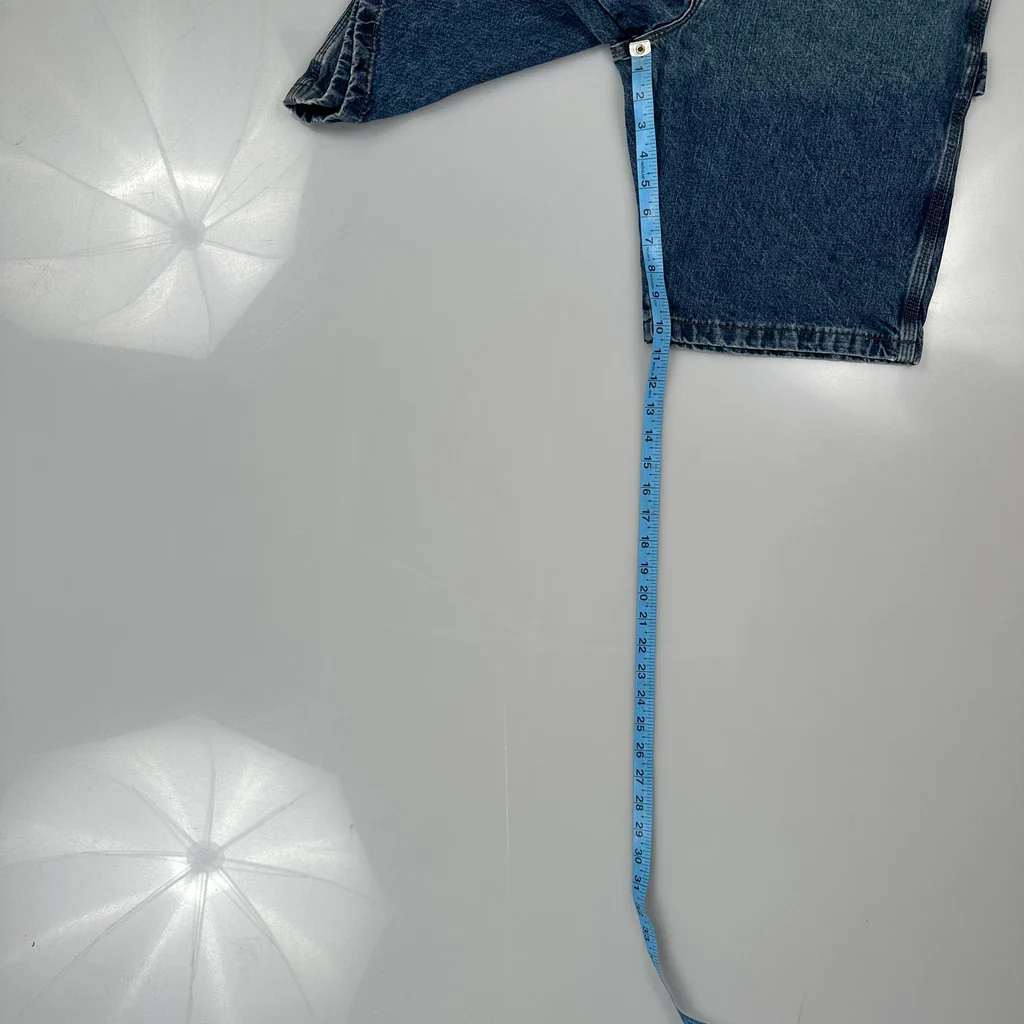Wrangler Carpenter Shorts - 30W 9L Blue Cotton - Image 5