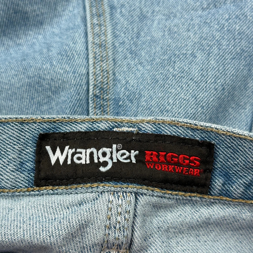 Wrangler Carpenter Shorts - 35W 10L Blue Denim - Image 6