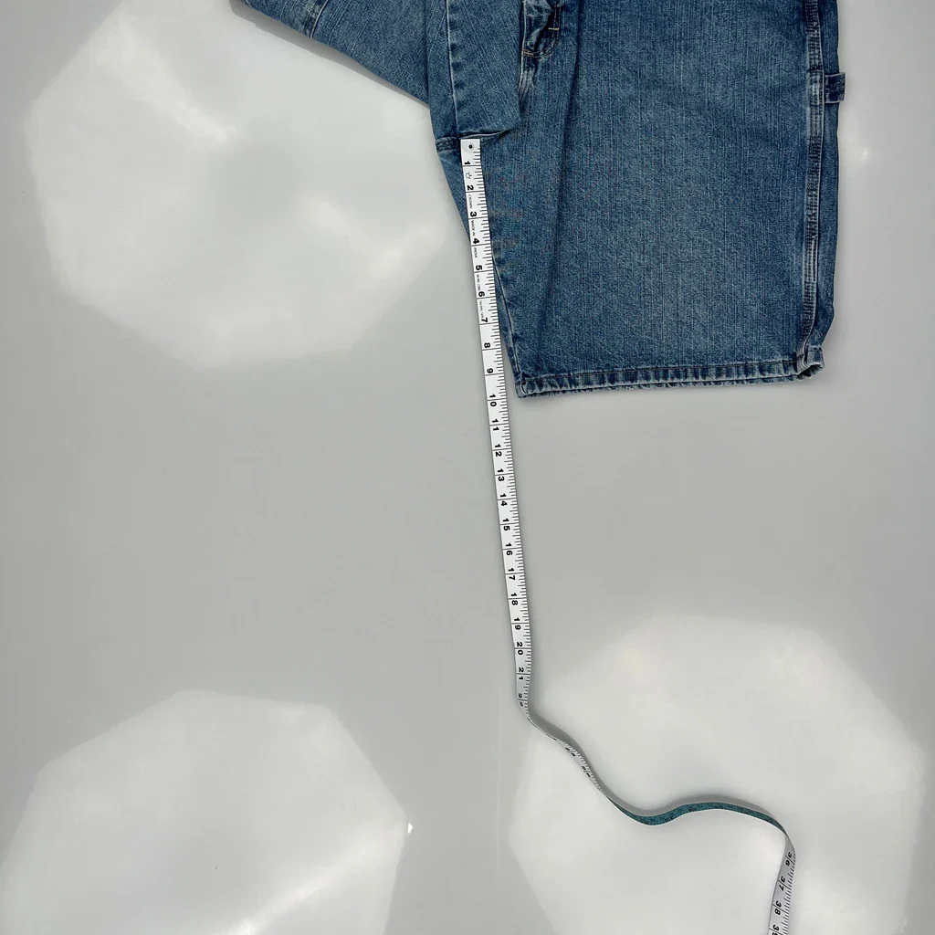 Wrangler Carpenter Shorts - 36W 9L Blue Denim - Image 5