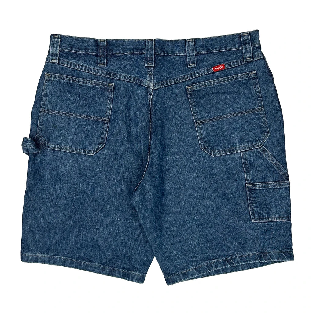 Wrangler Carpenter Shorts - 38W 10L Blue Cotton