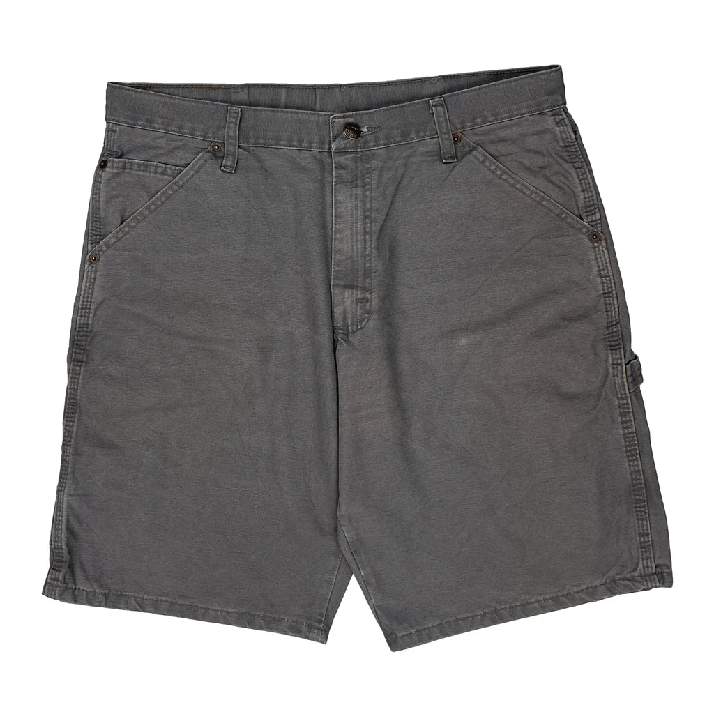 Wrangler Carpenter Shorts - 35W 10L Grey Cotton - Image 2