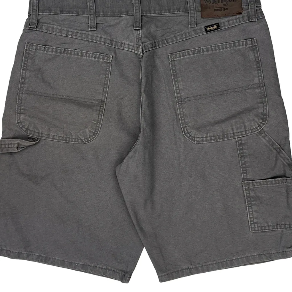 Wrangler Carpenter Shorts - 35W 10L Grey Cotton - Image 7