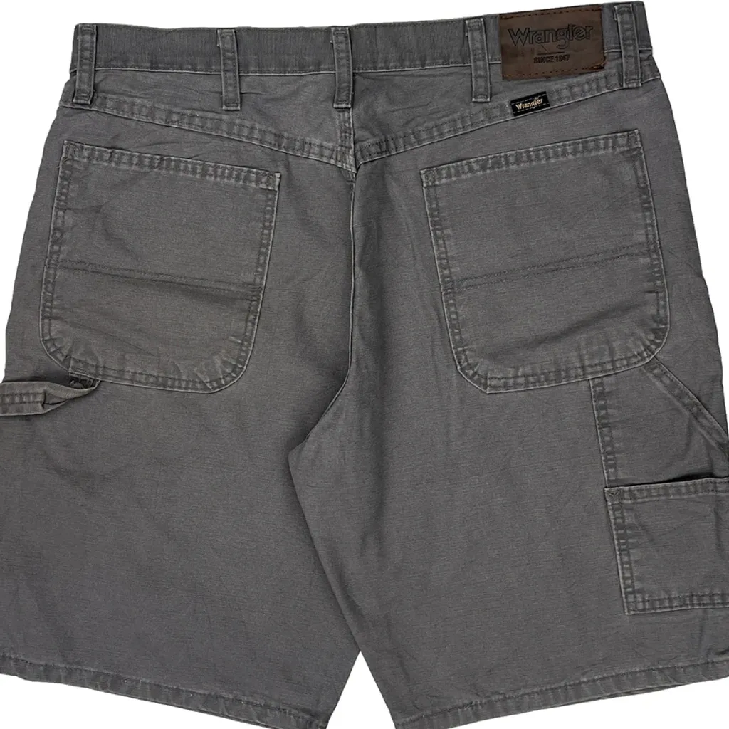 Wrangler Carpenter Shorts - 35W 10L Grey Cotton - Image 8