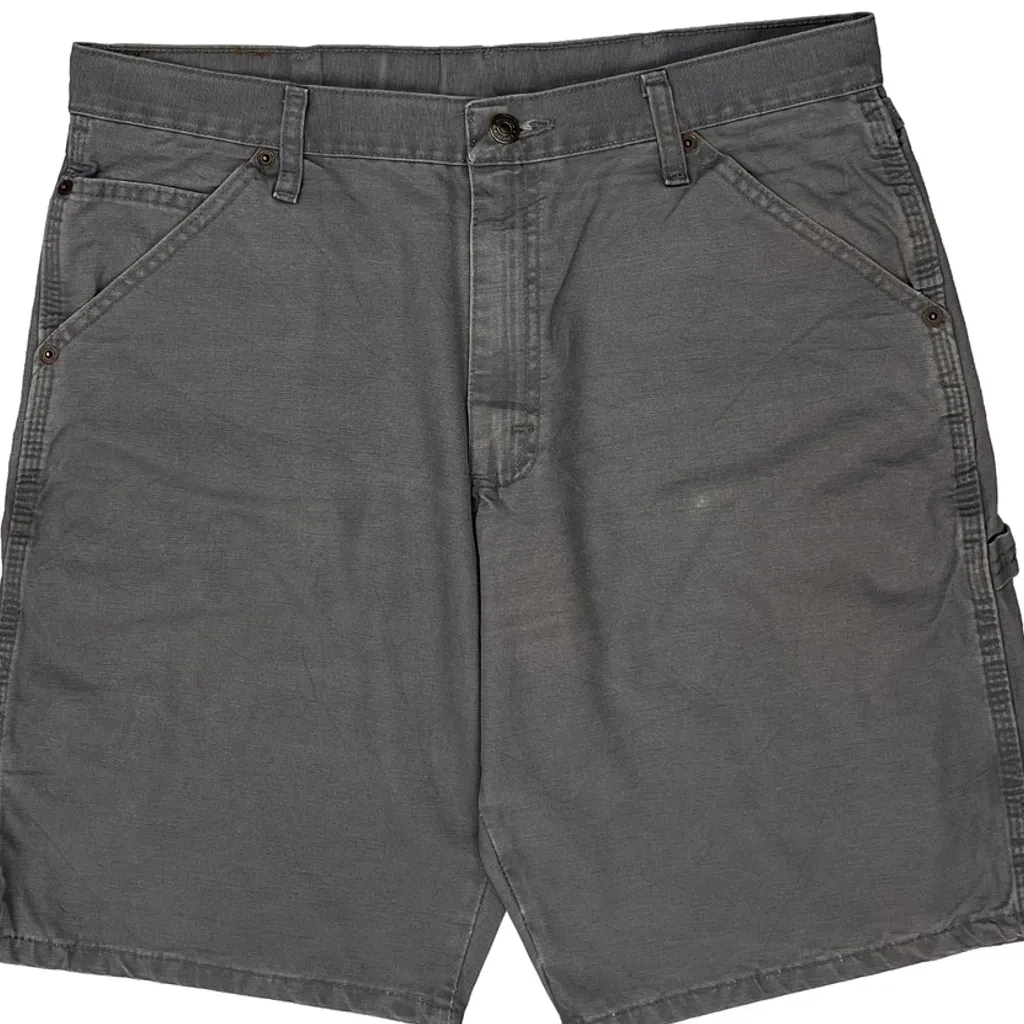 Wrangler Carpenter Shorts - 35W 10L Grey Cotton - Image 9
