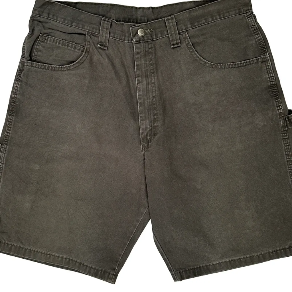 Wrangler Carpenter Shorts - 36W 10L Grey Cotton - Image 11
