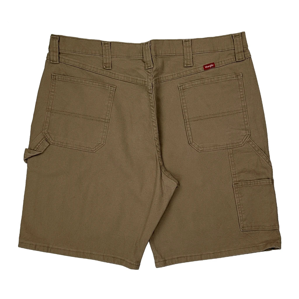 Wrangler Carpenter Shorts - 36W 10L Khaki Cotton