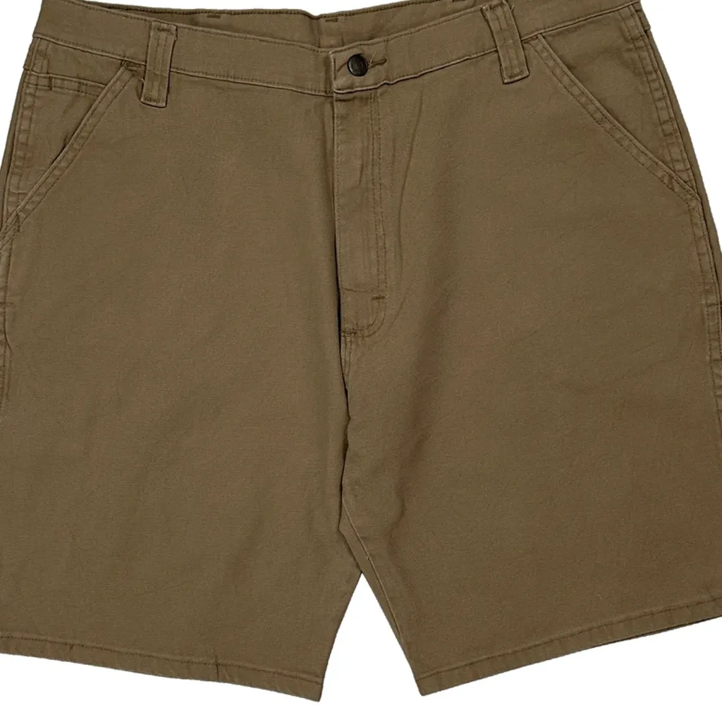 Wrangler Carpenter Shorts - 36W 10L Khaki Cotton - Image 9