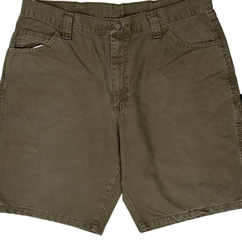 Wrangler Carpenter Shorts - 36W 10L Khaki Cotton - Image 11