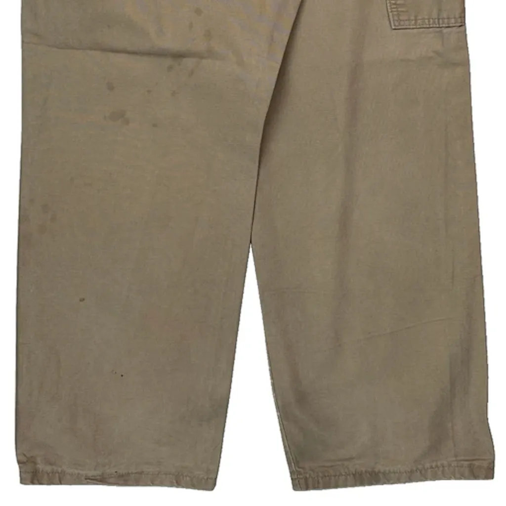 Wrangler Carpenter Trousers - 33W 30L Beige Cotton - Image 6