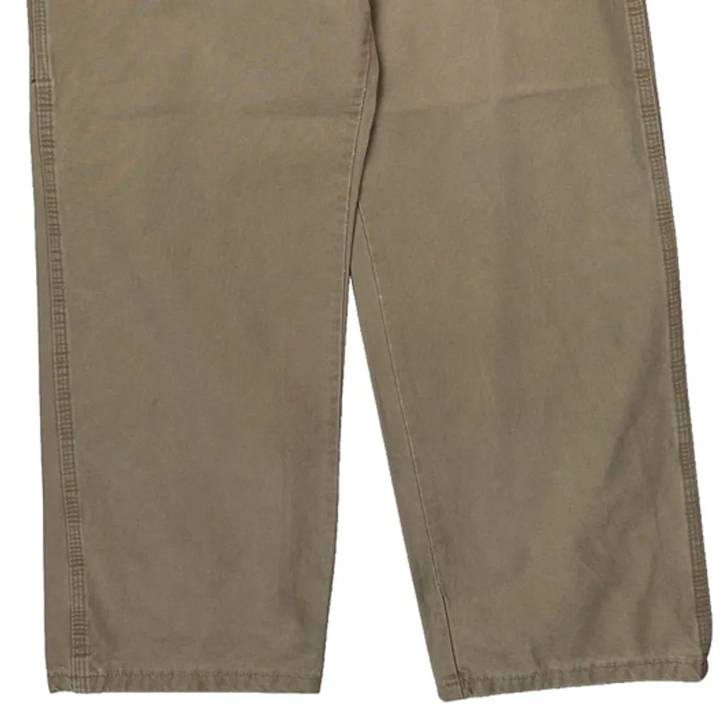 Wrangler Carpenter Trousers - 33W 30L Beige Cotton - Image 8