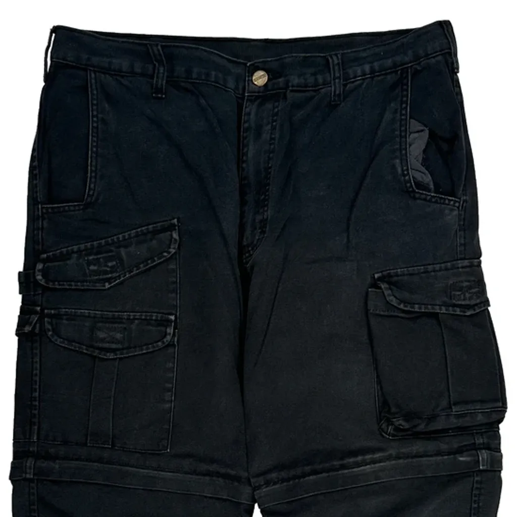 Wrangler Carpenter Trousers - 34W 28L Black Cotton - Image 10
