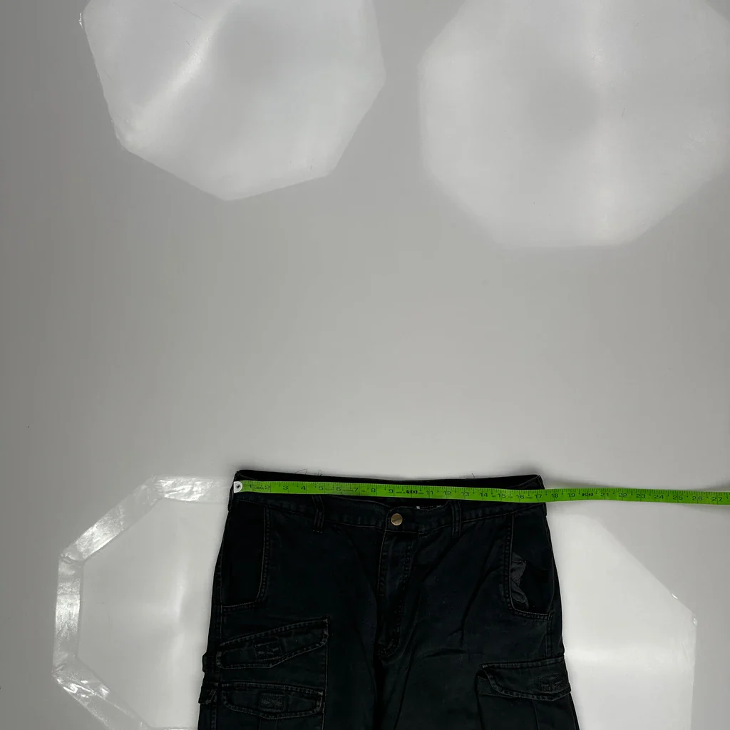 Wrangler Carpenter Trousers - 34W 28L Black Cotton - Image 3