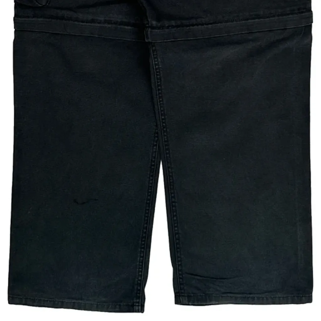 Wrangler Carpenter Trousers - 34W 28L Black Cotton - Image 7
