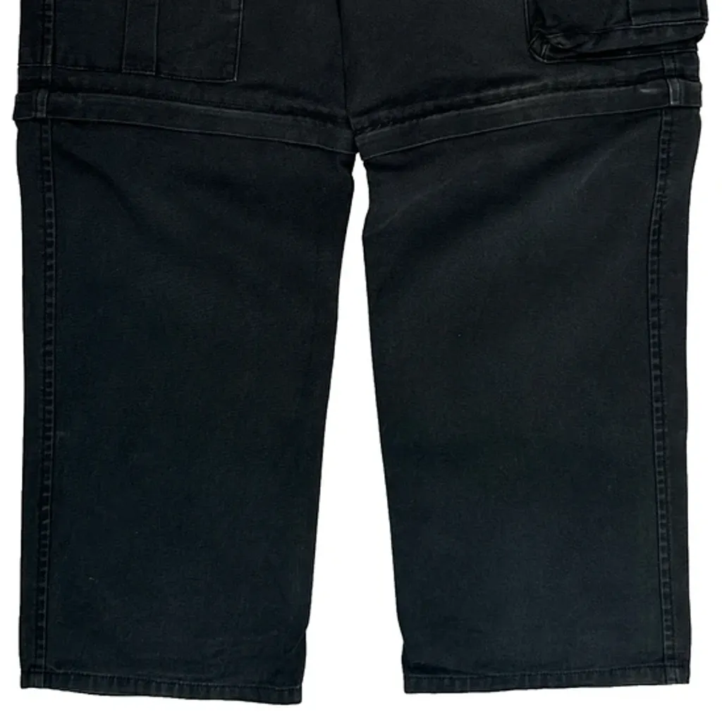 Wrangler Carpenter Trousers - 34W 28L Black Cotton - Image 9