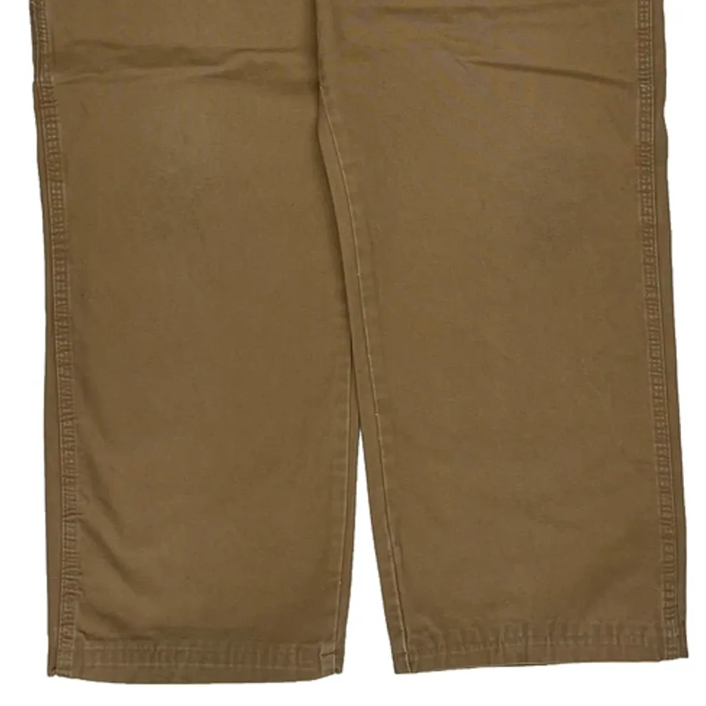 Wrangler Carpenter Trousers - 34W 29L Brown Cotton - Image 9