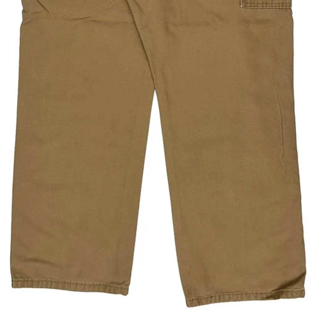 Wrangler Carpenter Trousers - 36W 32L Brown Cotton - Image 8