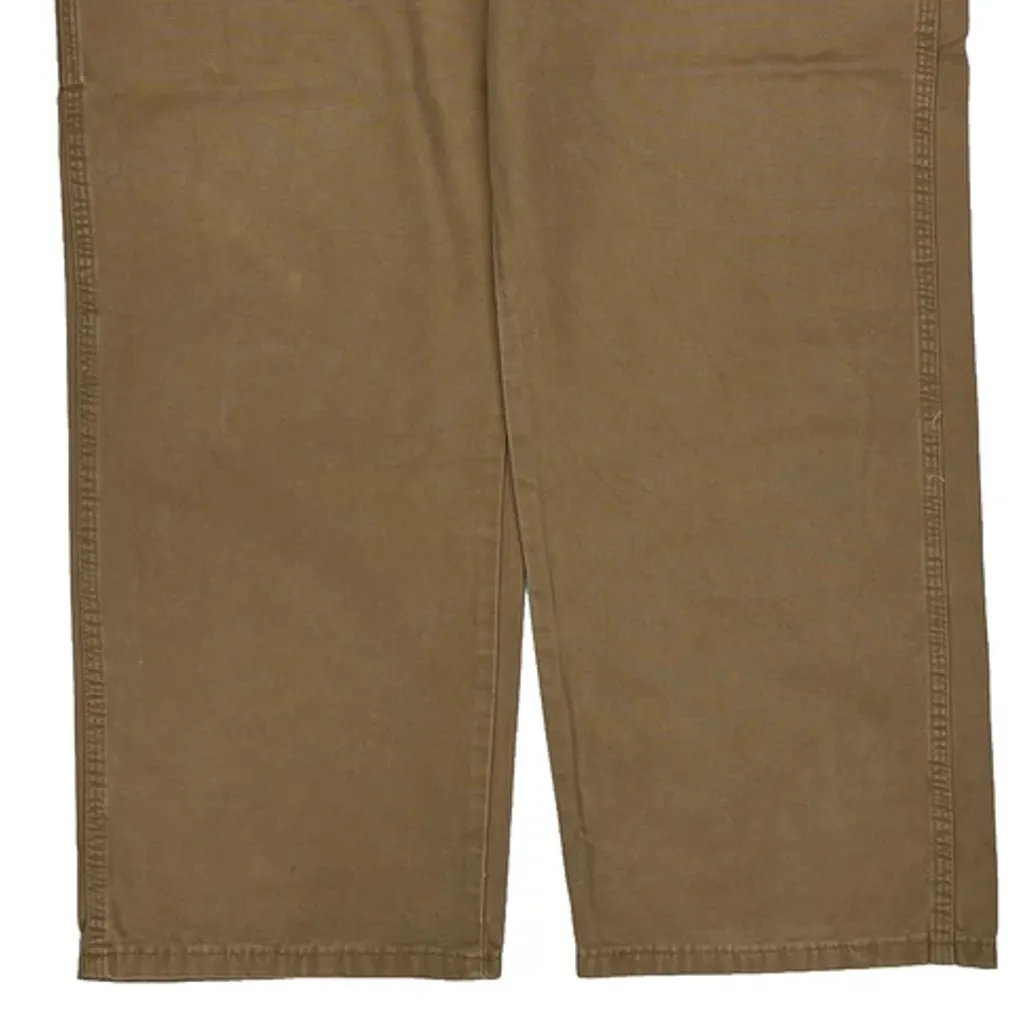Wrangler Carpenter Trousers - 38W 30L Brown Cotton - Image 6