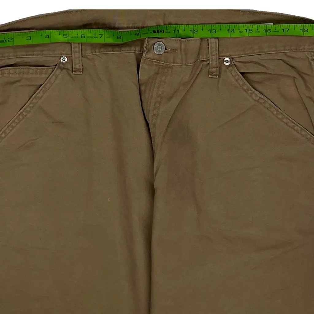 Wrangler Carpenter Trousers - 38W 30L Brown Cotton - Image 9