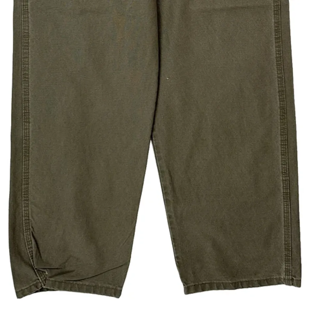 Wrangler Carpenter Trousers - 32W 32L Green Cotton - Image 10