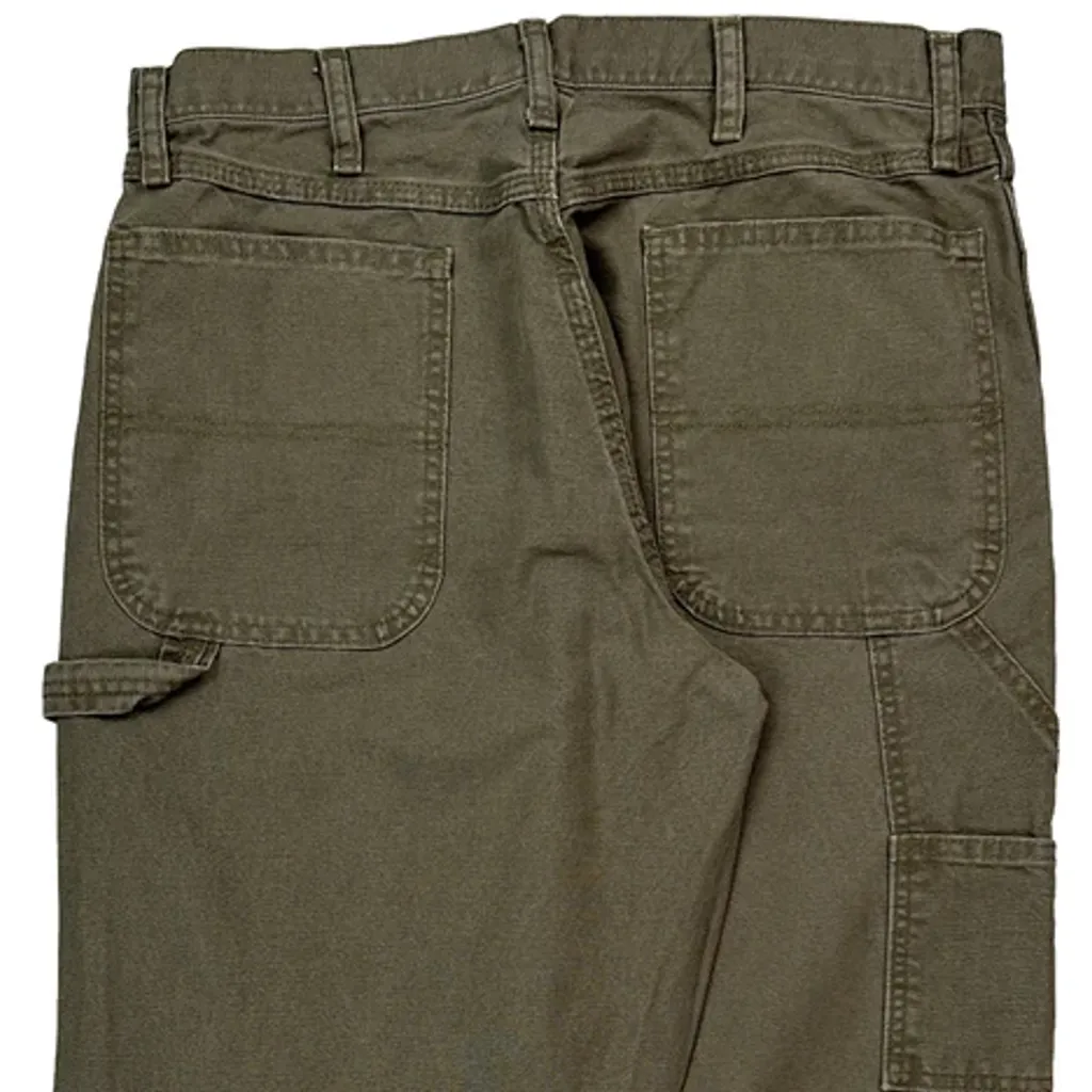 Wrangler Carpenter Trousers - 32W 32L Green Cotton - Image 7