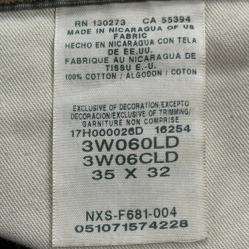 Wrangler Double Knee Carpenter Trousers - 34W 31L Green Cotton - Image 6