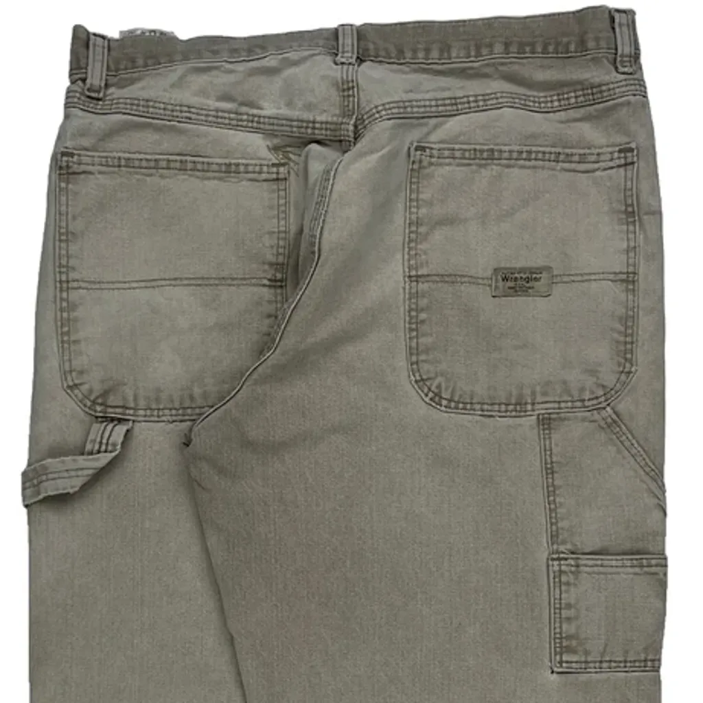 Wrangler Carpenter Trousers - 31W 30L Grey Cotton - Image 8