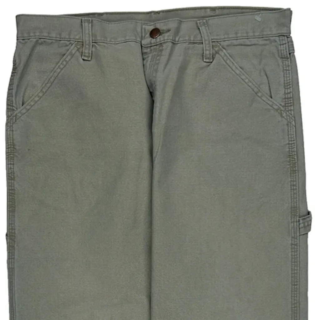 Wrangler Carpenter Trousers - 33W 30L Grey Cotton - Image 10