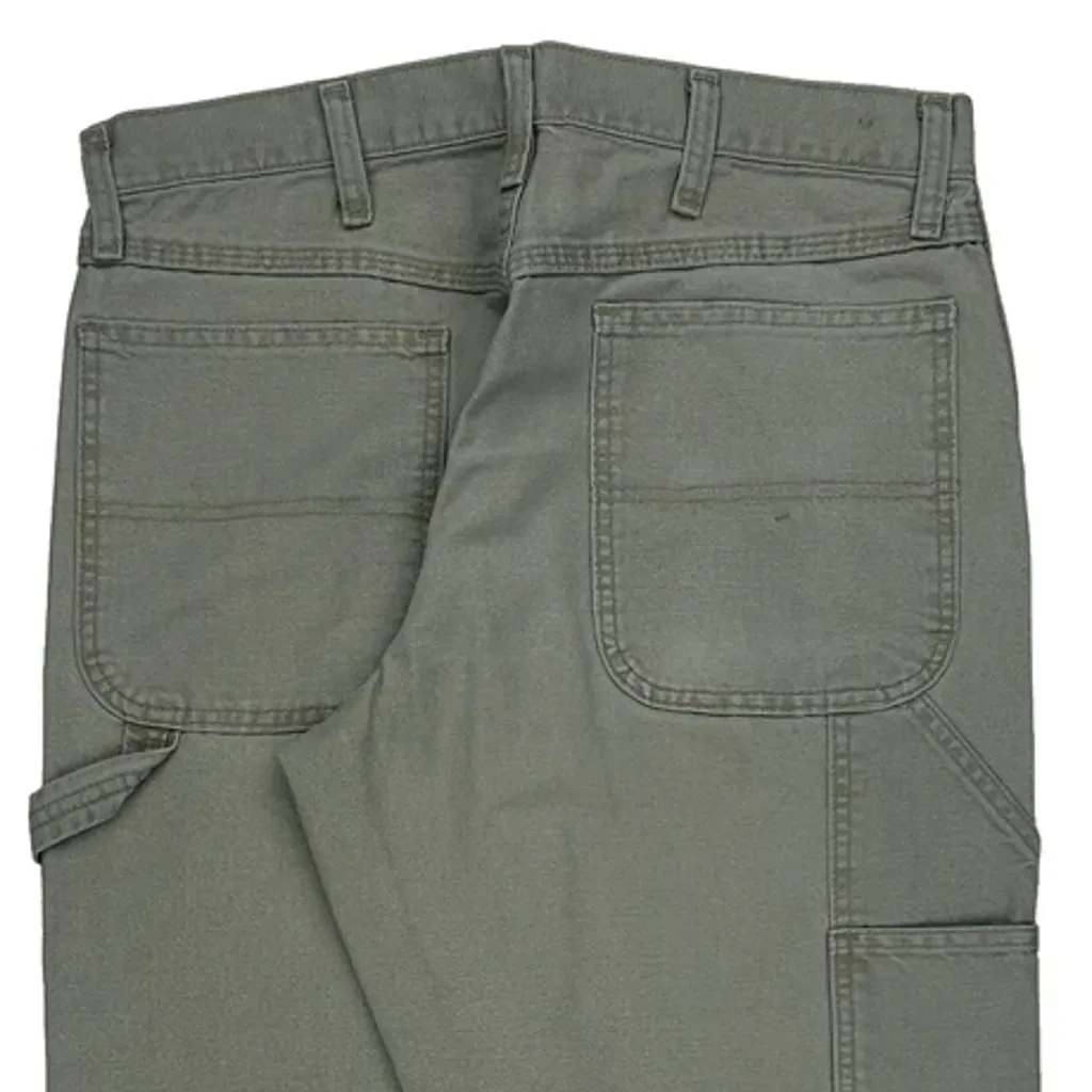 Wrangler Carpenter Trousers - 33W 30L Grey Cotton - Image 8