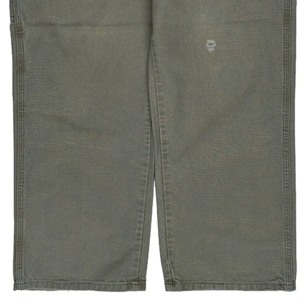 Wrangler Carpenter Trousers - 33W 29L Grey Cotton - Image 10