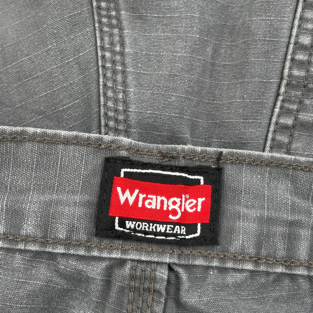 Wrangler Carpenter Trousers - 36W 31L Grey Cotton - Image 6