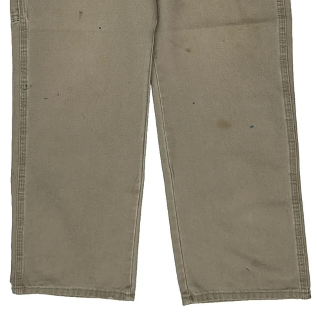 Wrangler Carpenter Trousers - 30W 29L Khaki Cotton - Image 11