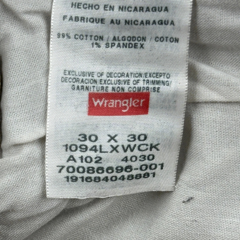 Wrangler Carpenter Trousers - 30W 30L Khaki Cotton - Image 6