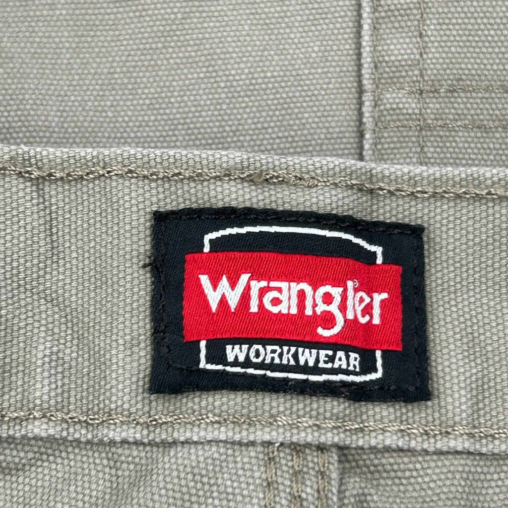 Wrangler Carpenter Trousers - 34W 30L Khaki Cotton - Image 6