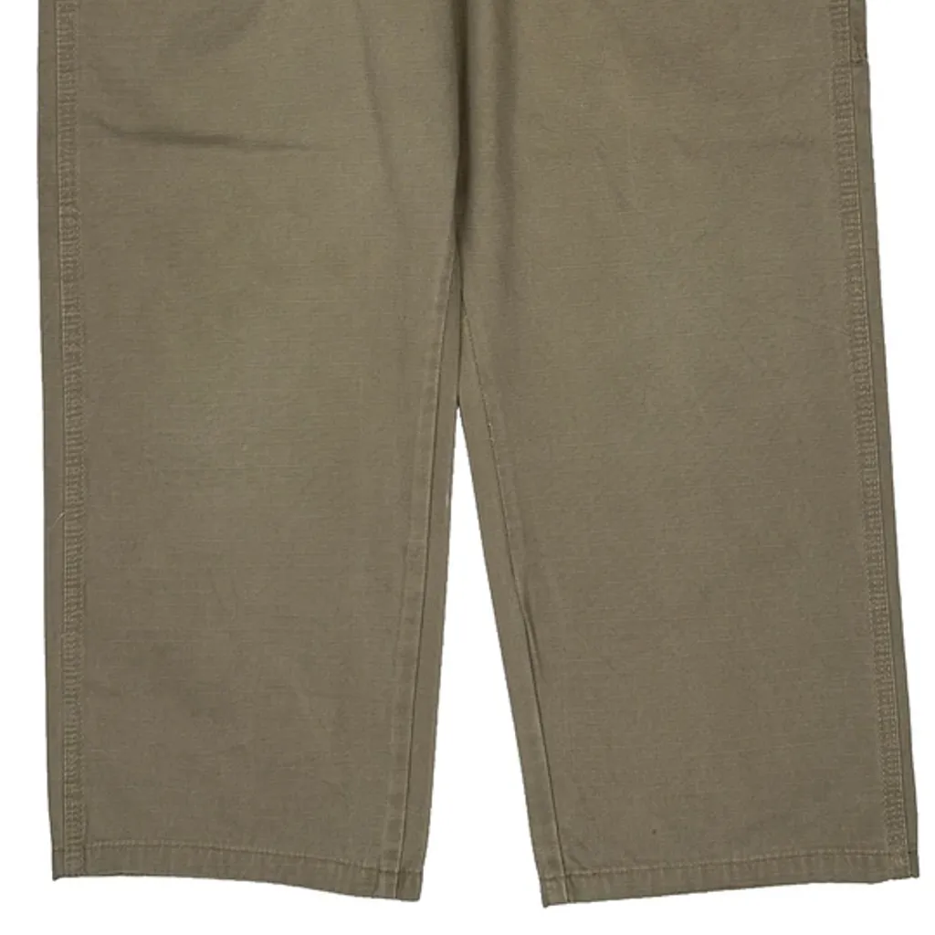 Wrangler Carpenter Trousers - 34W 28L Khaki Cotton - Image 10