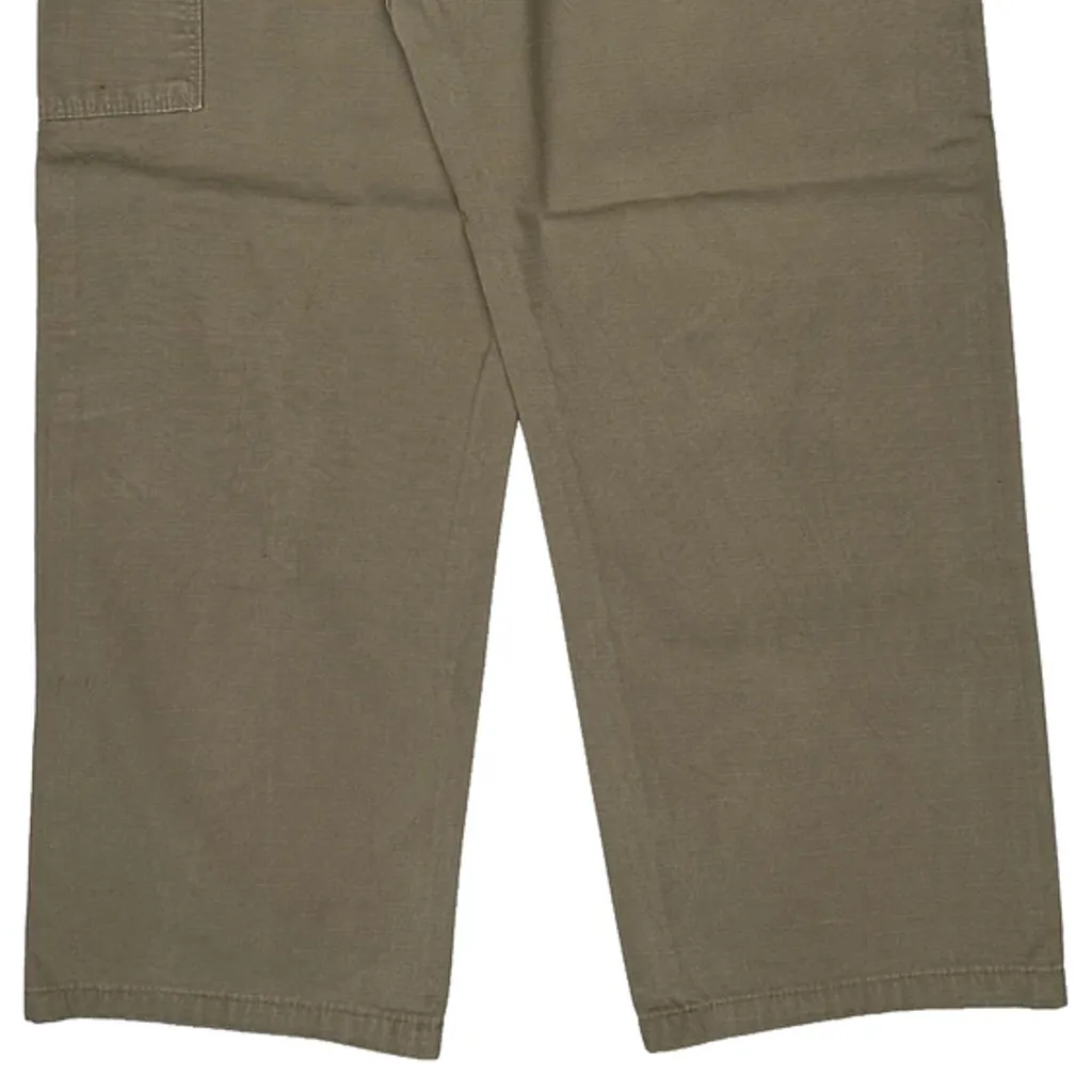 Wrangler Carpenter Trousers - 34W 28L Khaki Cotton - Image 7