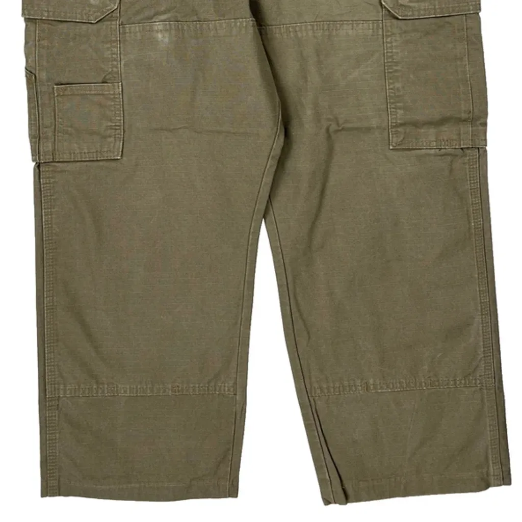Wrangler Carpenter Trousers - 36W 30L Khaki Cotton - Image 9