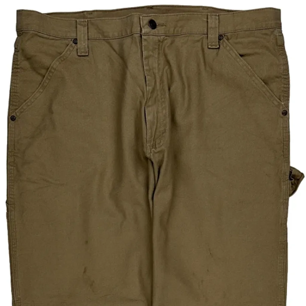 Wrangler Carpenter Trousers - 38W 34L Khaki Cotton - Image 10