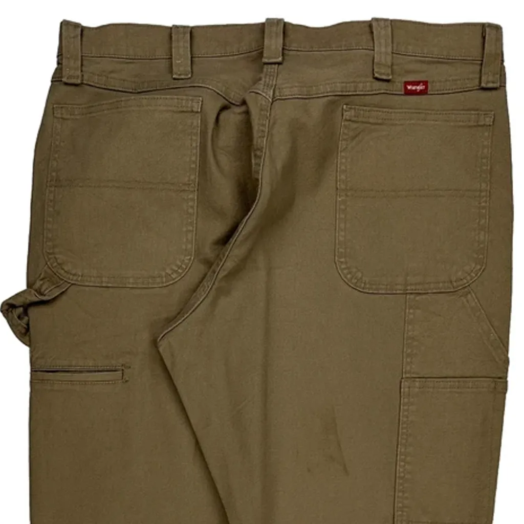 Wrangler Carpenter Trousers - 38W 34L Khaki Cotton - Image 7