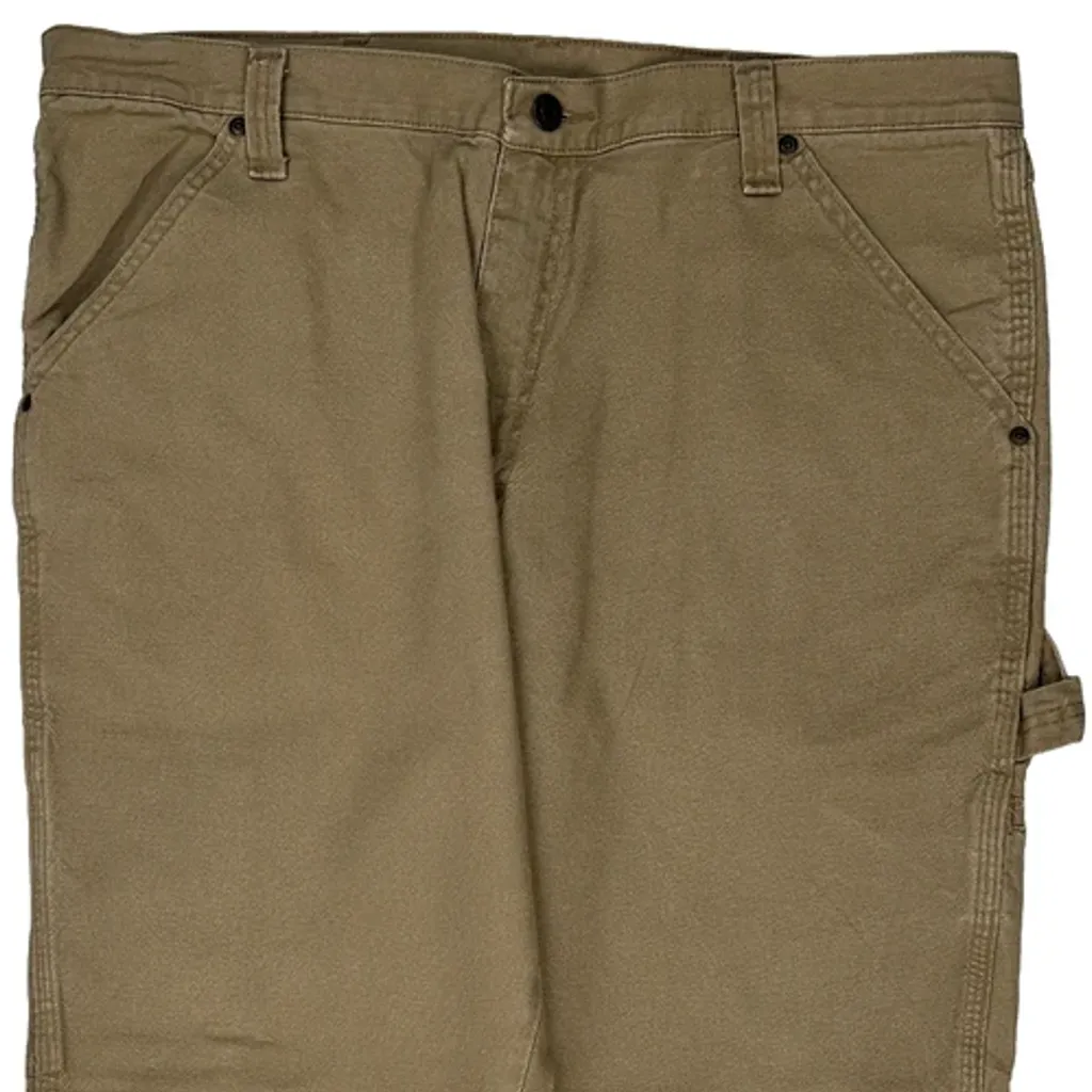 Wrangler Carpenter Trousers - 38W 29L Khaki Cotton - Image 10