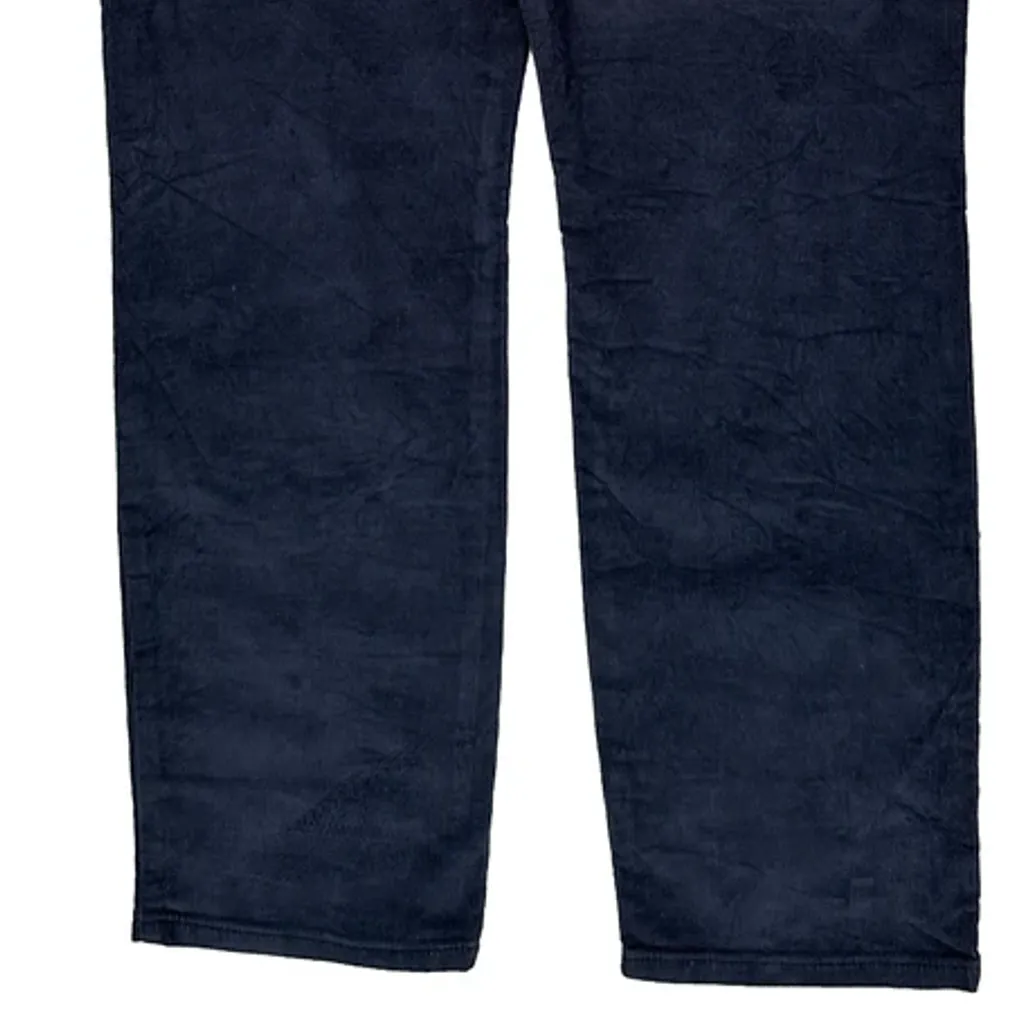 Wrangler Slim Cord Trousers - 38″ Waist Navy Cotton Blend - Image 8