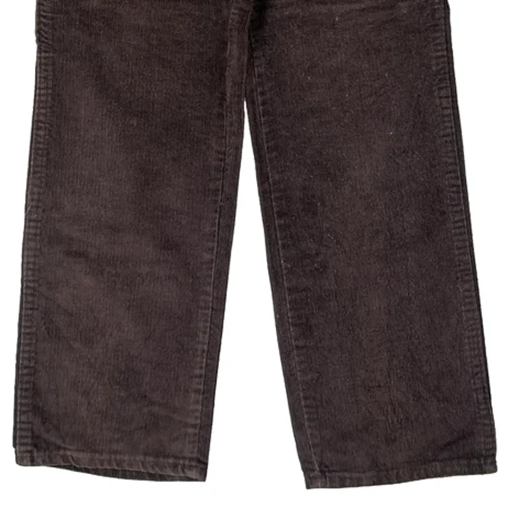 Wrangler Cord Trousers - 28″ Waist Brown Corduroy - Image 8