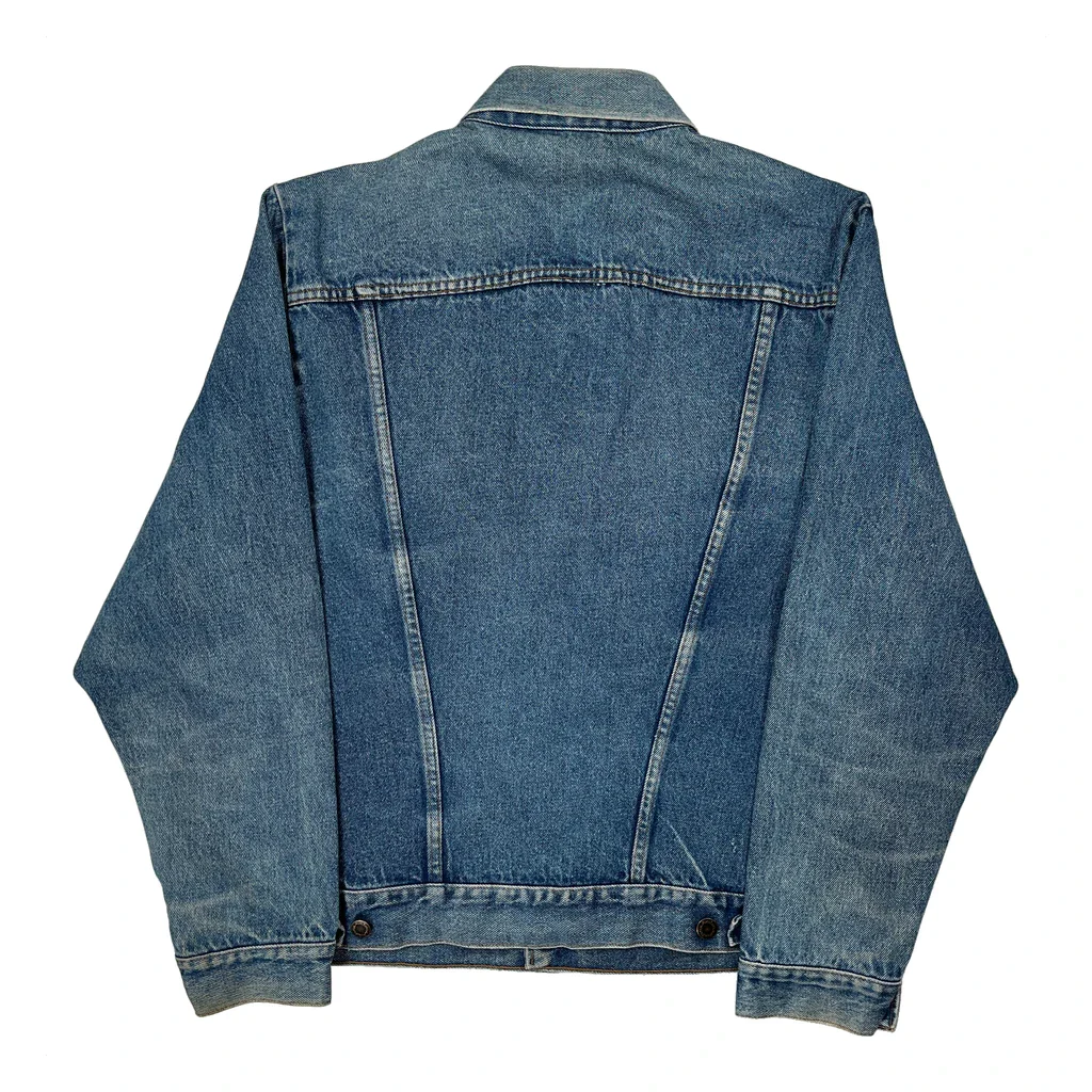 Wrangler Denim Jacket - Large Blue Cotton - Image 2