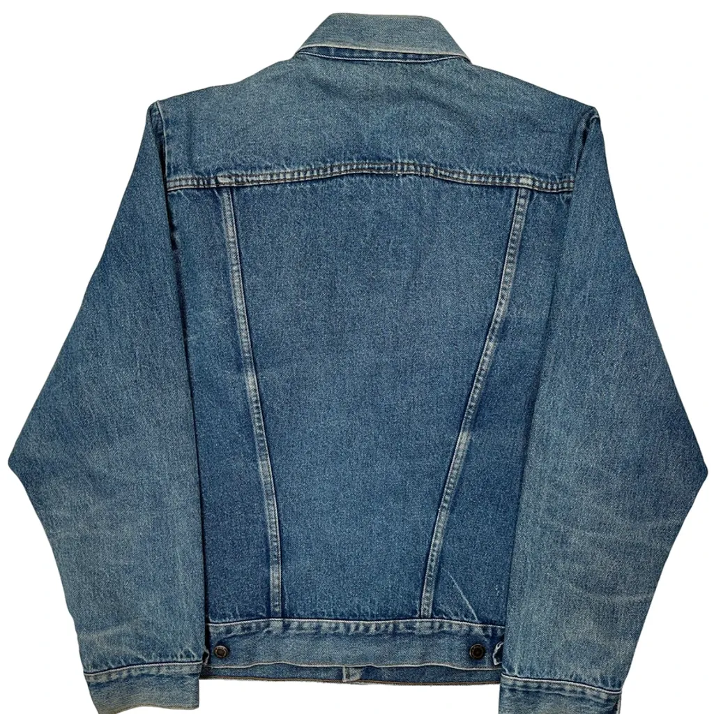 Wrangler Denim Jacket - Large Blue Cotton - Image 6