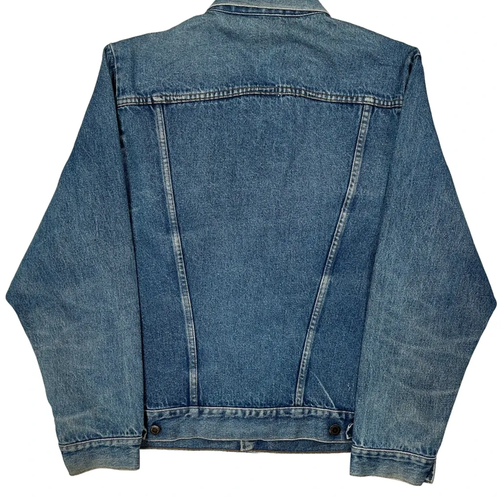 Wrangler Denim Jacket - Large Blue Cotton - Image 7